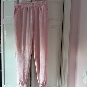 Soft Sherpa Pink Jogger Pants